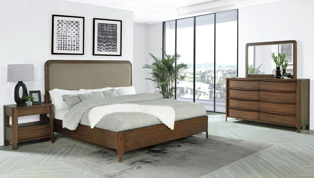 Maderia 4-piece Queen Bedroom Set Walnut - 223321Q-S4
