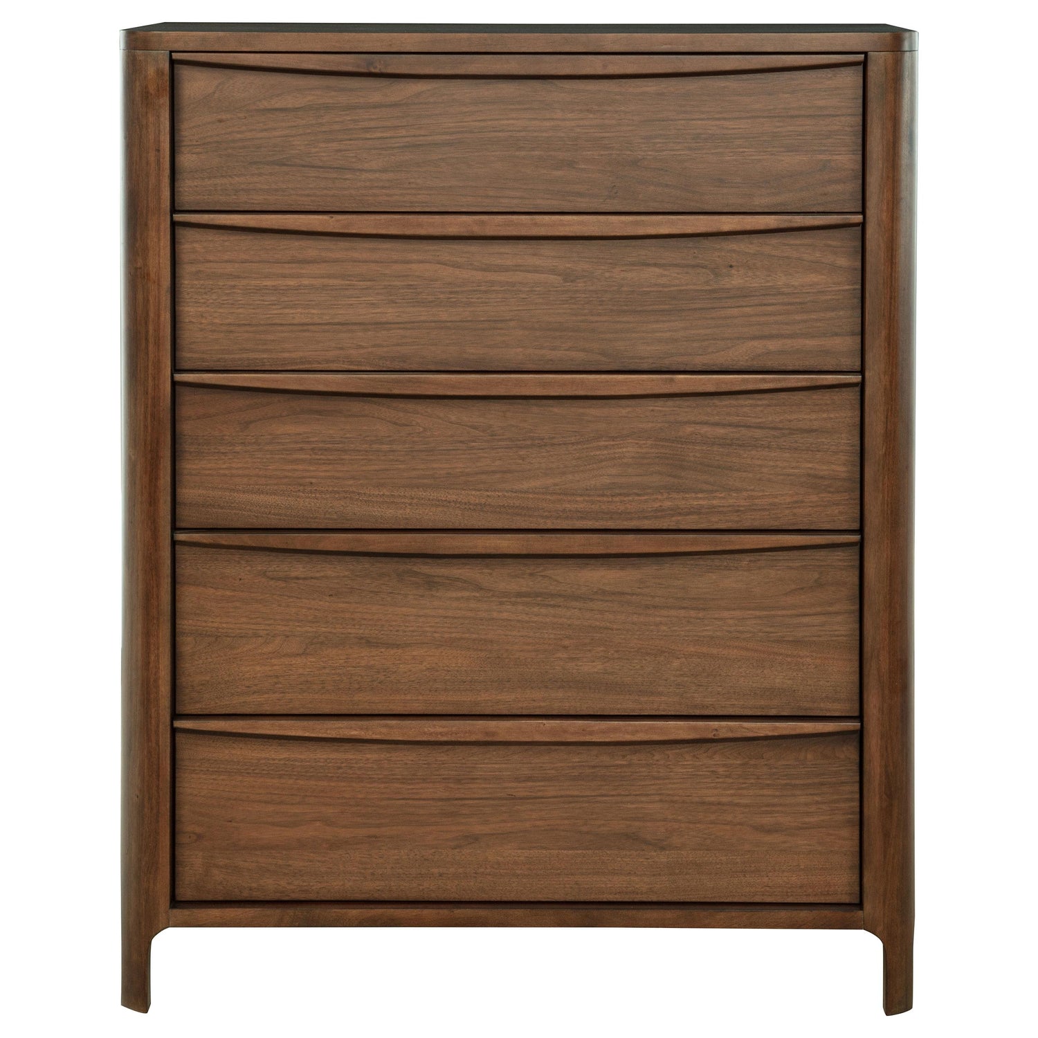 Maderia 5-drawer Chest of Drawers Walnut - 223325