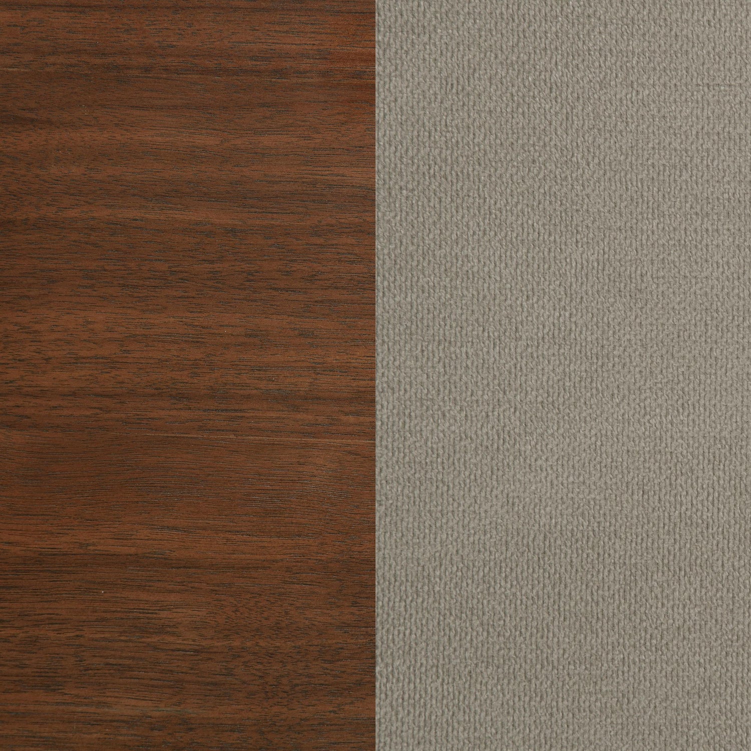 Maderia 57-inch Upholstered Eastern King Panel Bed Walnut - 223321KE