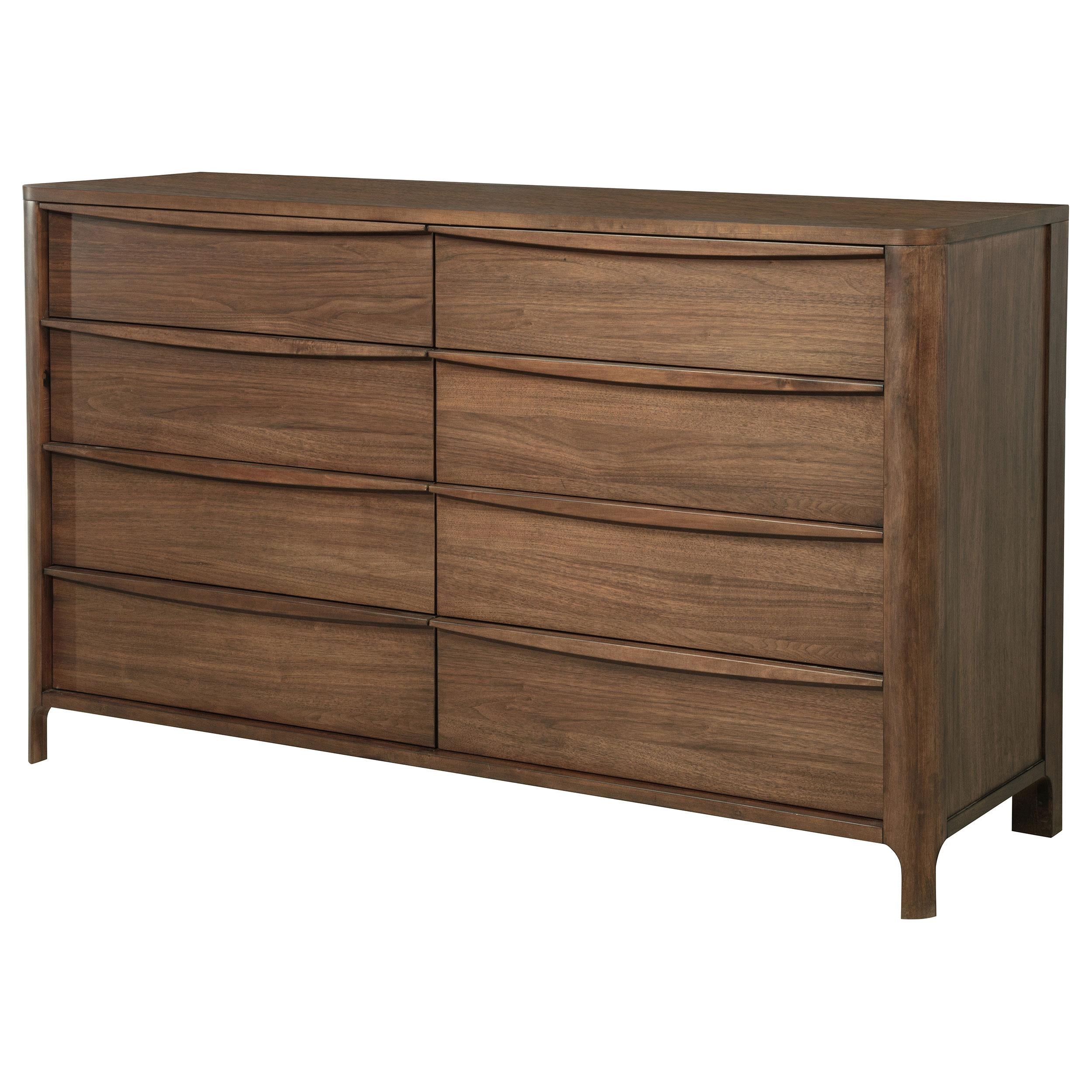 Maderia 8-drawer Dresser Cabinet Walnut - 223323