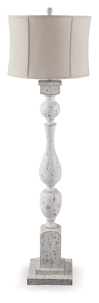 Madsbrook Antique White Floor Lamp - L235921