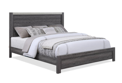 Madsen Gray King Panel Bed - SET | B1700-K-HBFB | B1700-KQ-RAIL - Bien Home Furniture &amp; Electronics