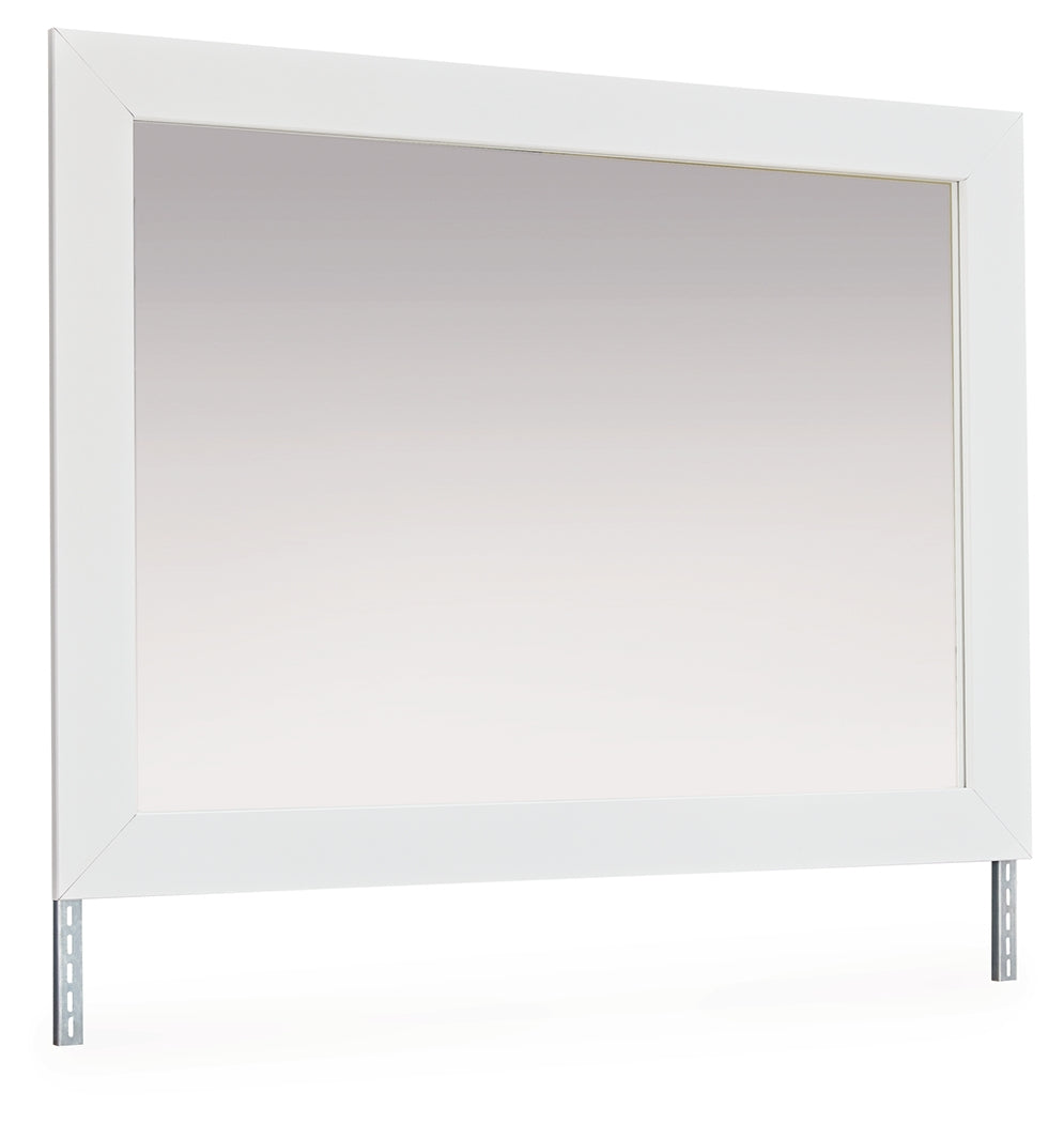 Maeling White Bedroom Mirror - PCB1119-36