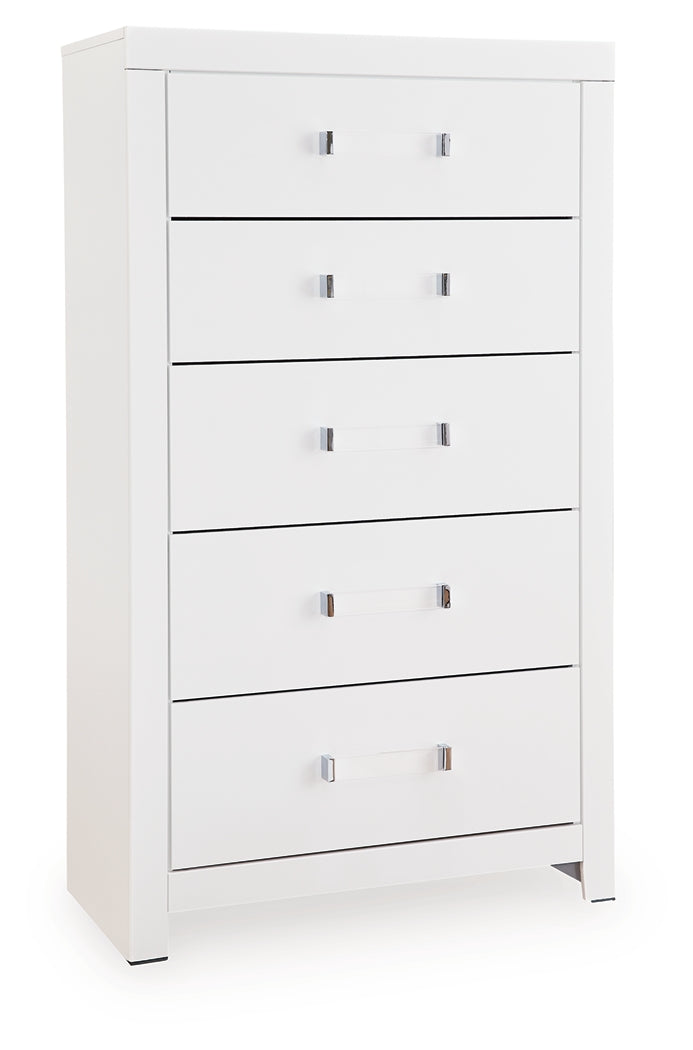 Maeling White Chest of Drawers - PCB1119-46
