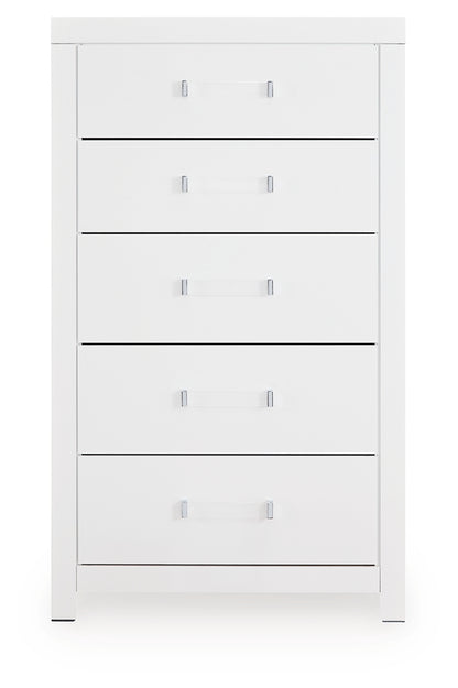 Maeling White Chest of Drawers - PCB1119-46