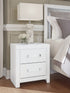 Maeling White Nightstand - PCB1119-92