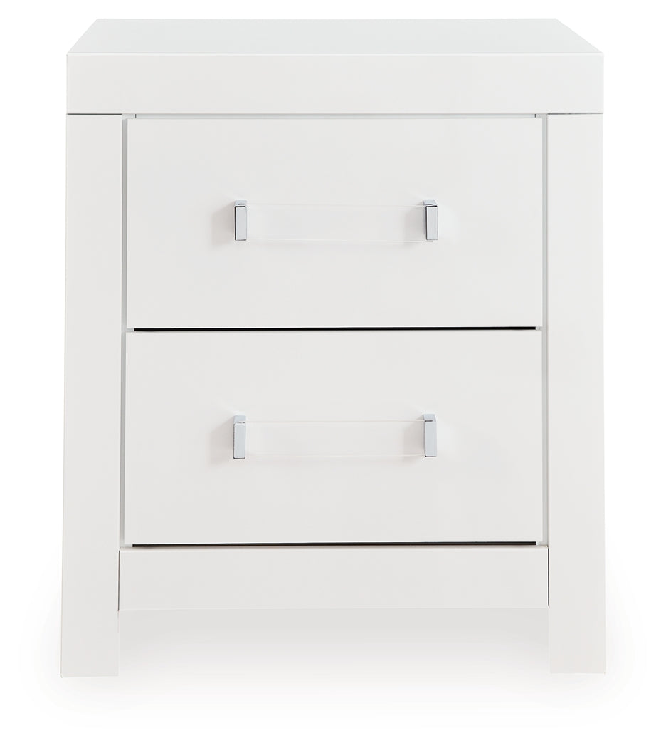 Maeling White Nightstand - PCB1119-92