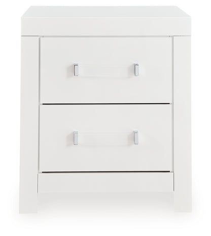 Maeling White Nightstand - PCB1119-92