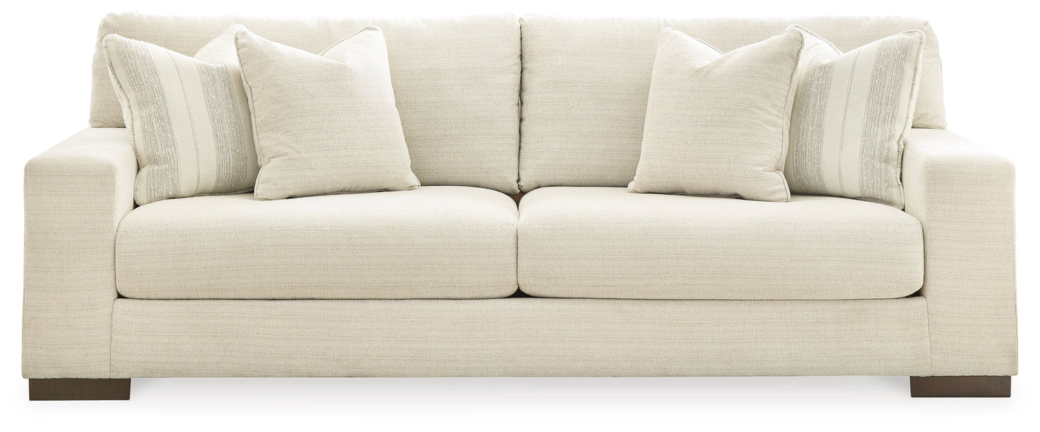 Maggie Sofa, Loveseat, Chair and Ottoman in Birch - PKG013077