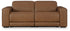 Magic Man Caramel 2-Piece Power Reclining Sectional Loveseat - PCU10700S1