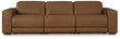 Magic Man Caramel 3-Piece Power Reclining Sectional Sofa - PCU10700S9