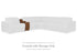 Magic Man Caramel Console with Storage - PCU1070057