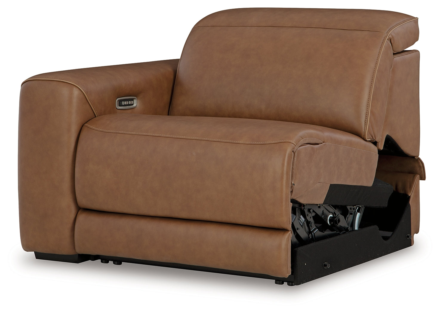 Magic Man Caramel Left-Arm Facing Power Recliner - PCU1070058