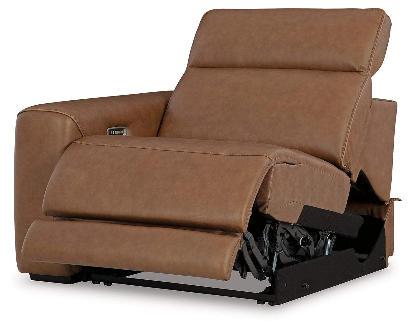 Magic Man Caramel Left-Arm Facing Power Recliner - PCU1070058
