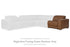 Magic Man Caramel Right-Arm Facing Power Recliner - PCU1070062