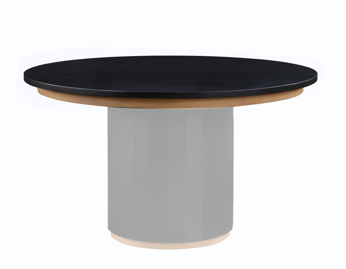 Magnolia Black 52" Round Table Top