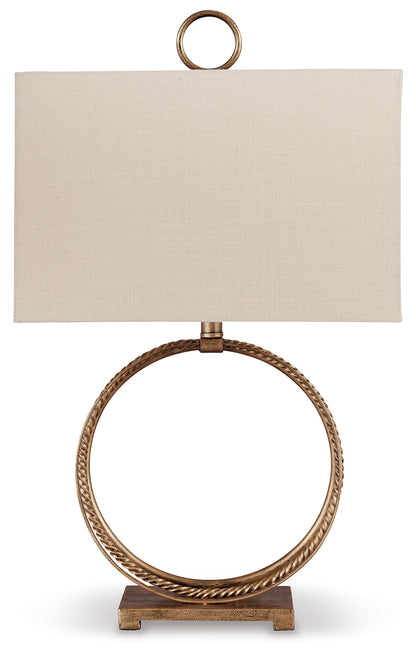 Mahala Antique Gold Finish Table Lamp (Set of 2) - L208124X2