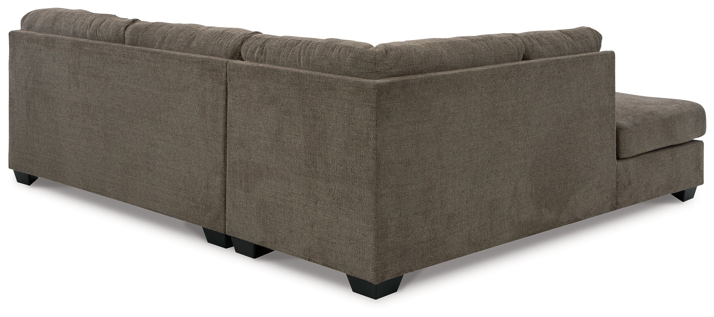Mahoney 2-Piece Sectional with Ottoman in Chocolate from Ashley - Luna Furniture