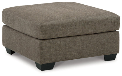 Mahoney 2-Piece Sectional with Ottoman in Chocolate from Ashley - Luna Furniture