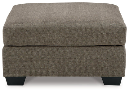 Mahoney 2-Piece Sectional with Ottoman in Chocolate from Ashley - Luna Furniture
