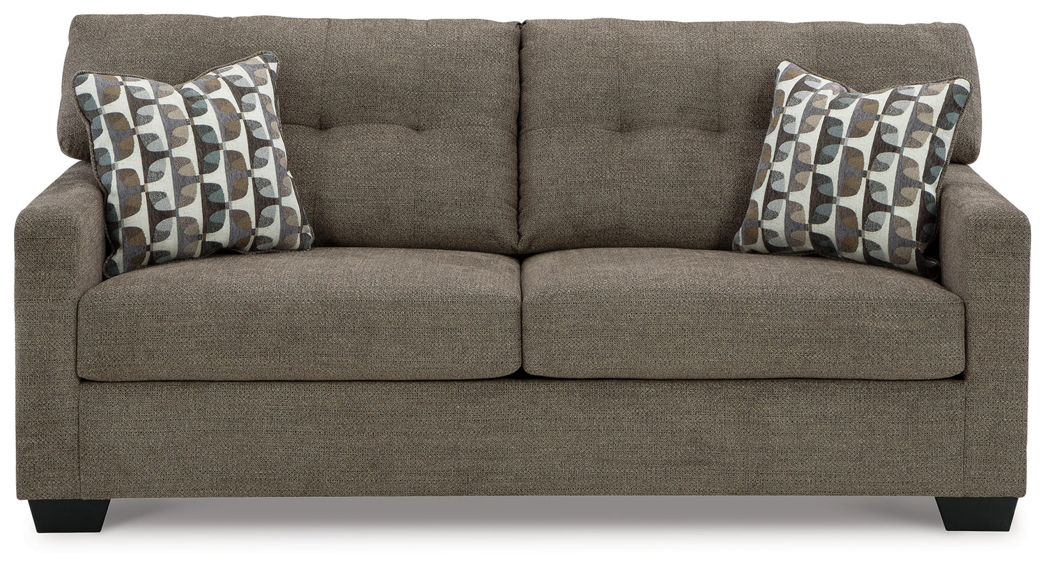 Mahoney Chocolate Full Sofa Sleeper and Chaise - 31005U3