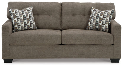 Mahoney Chocolate Full Sofa Sleeper and Chaise - 31005U3