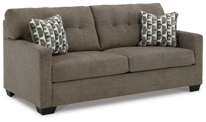 Mahoney Chocolate Full Sofa Sleeper and Chaise - 31005U3