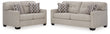Mahoney Sofa and Loveseat in Pebble - PKG015010