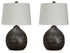 Maire Black/Gold Finish Table Lamp (Set of 2) - L207294X2