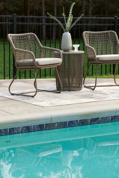 Majors Beach Beige Outdoor Table and 2 Chairs - PCP321-050