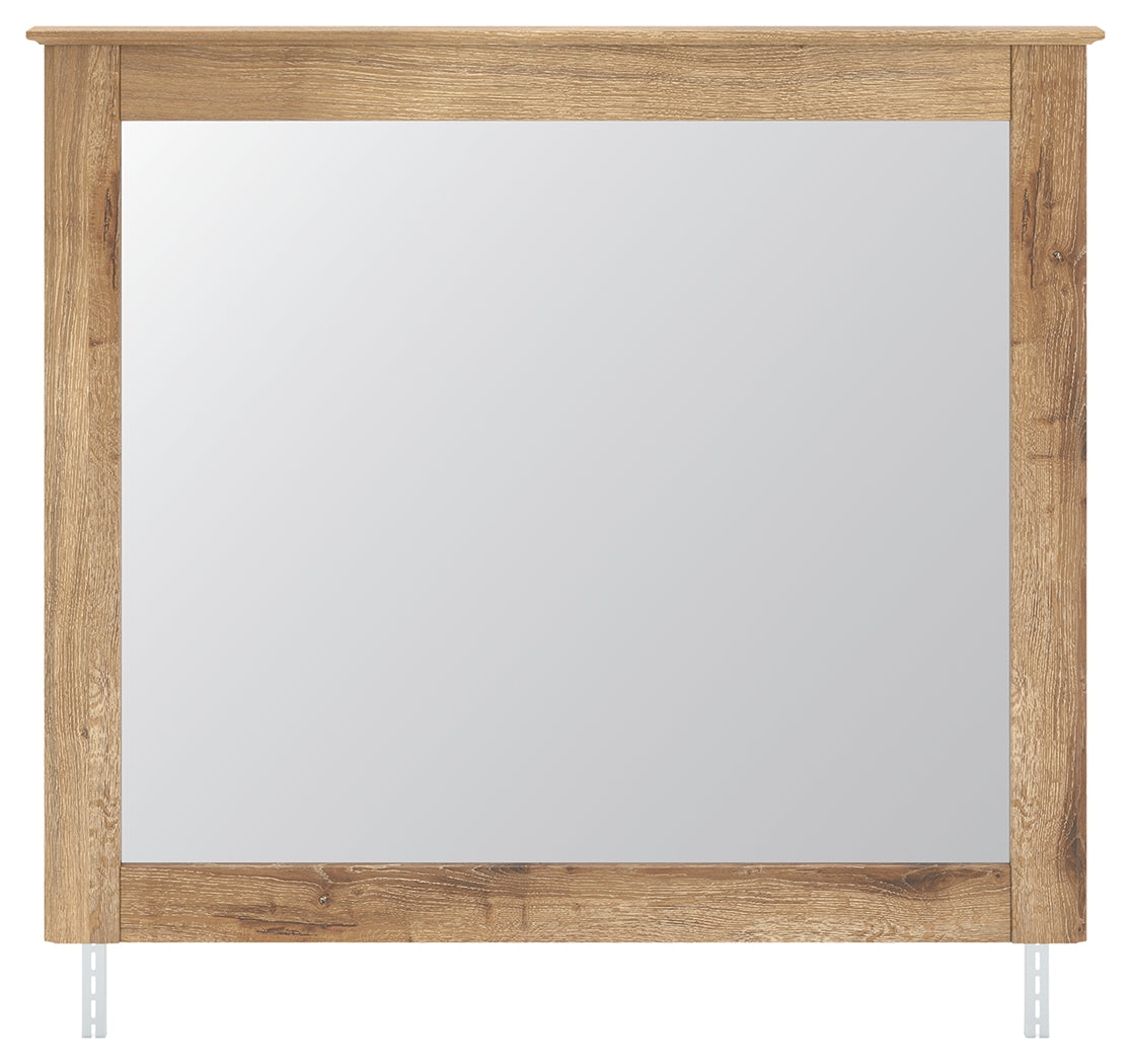 Makidern Tan Bedroom Mirror - PCB1170-36