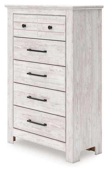 Makidern Whitewash Chest of Drawers - PCB1171-46