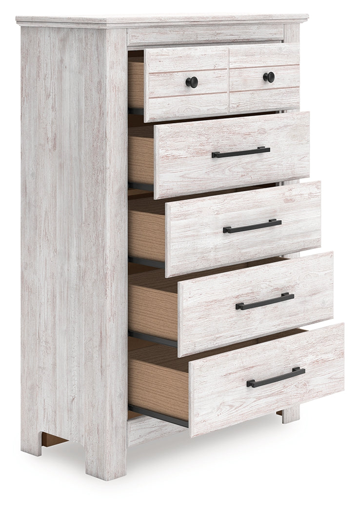 Makidern Whitewash Chest of Drawers - PCB1171-46