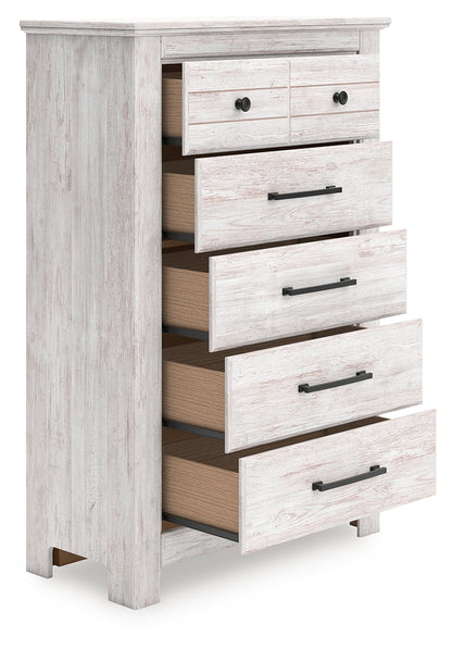 Makidern Whitewash Chest of Drawers - PCB1171-46