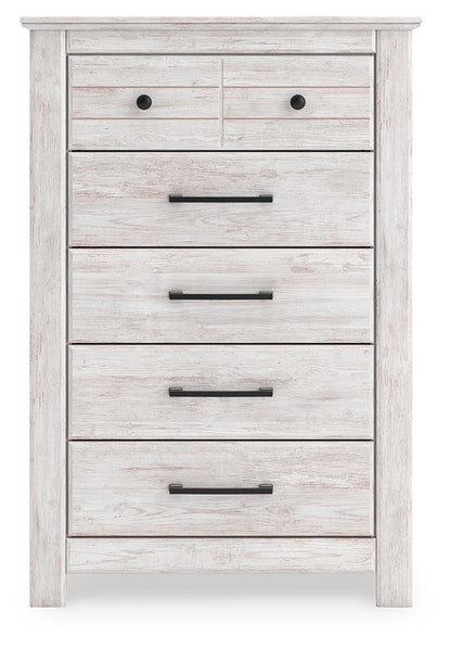 Makidern Whitewash Chest of Drawers - PCB1171-46
