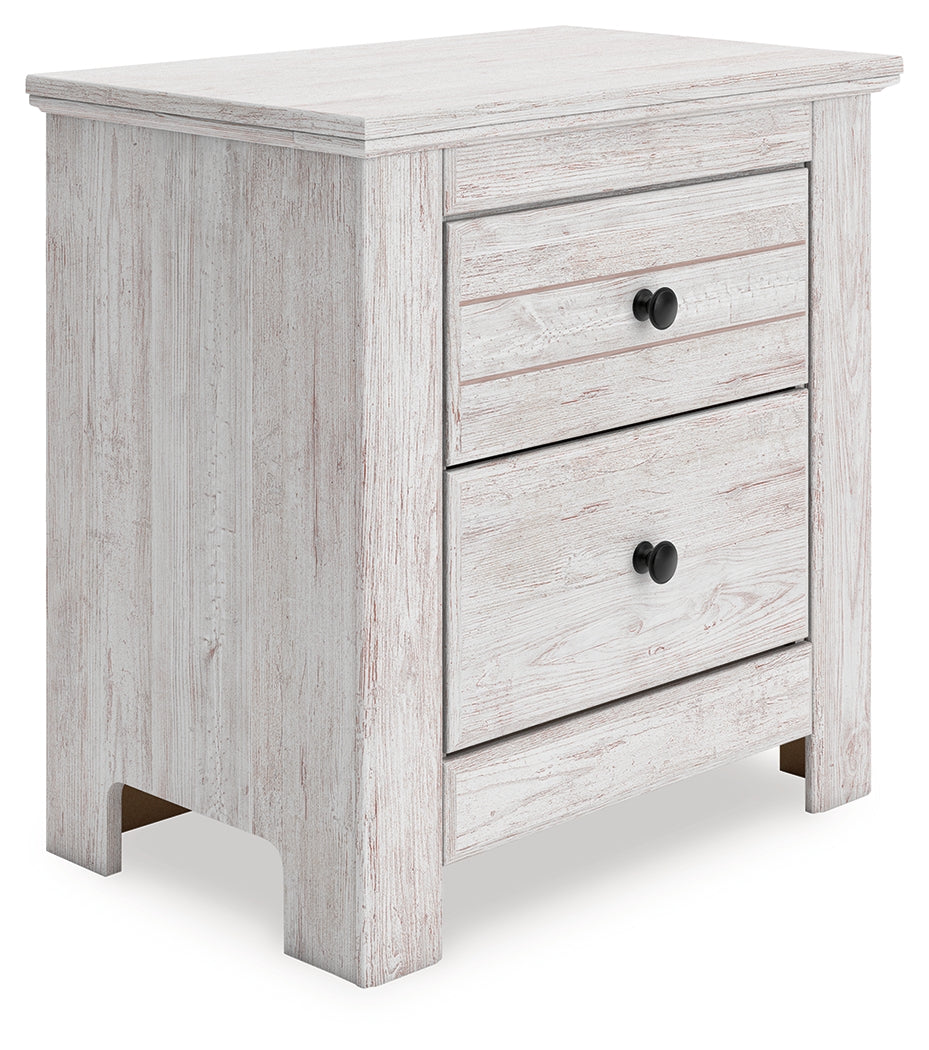 Makidern Whitewash Nightstand - PCB1171-92