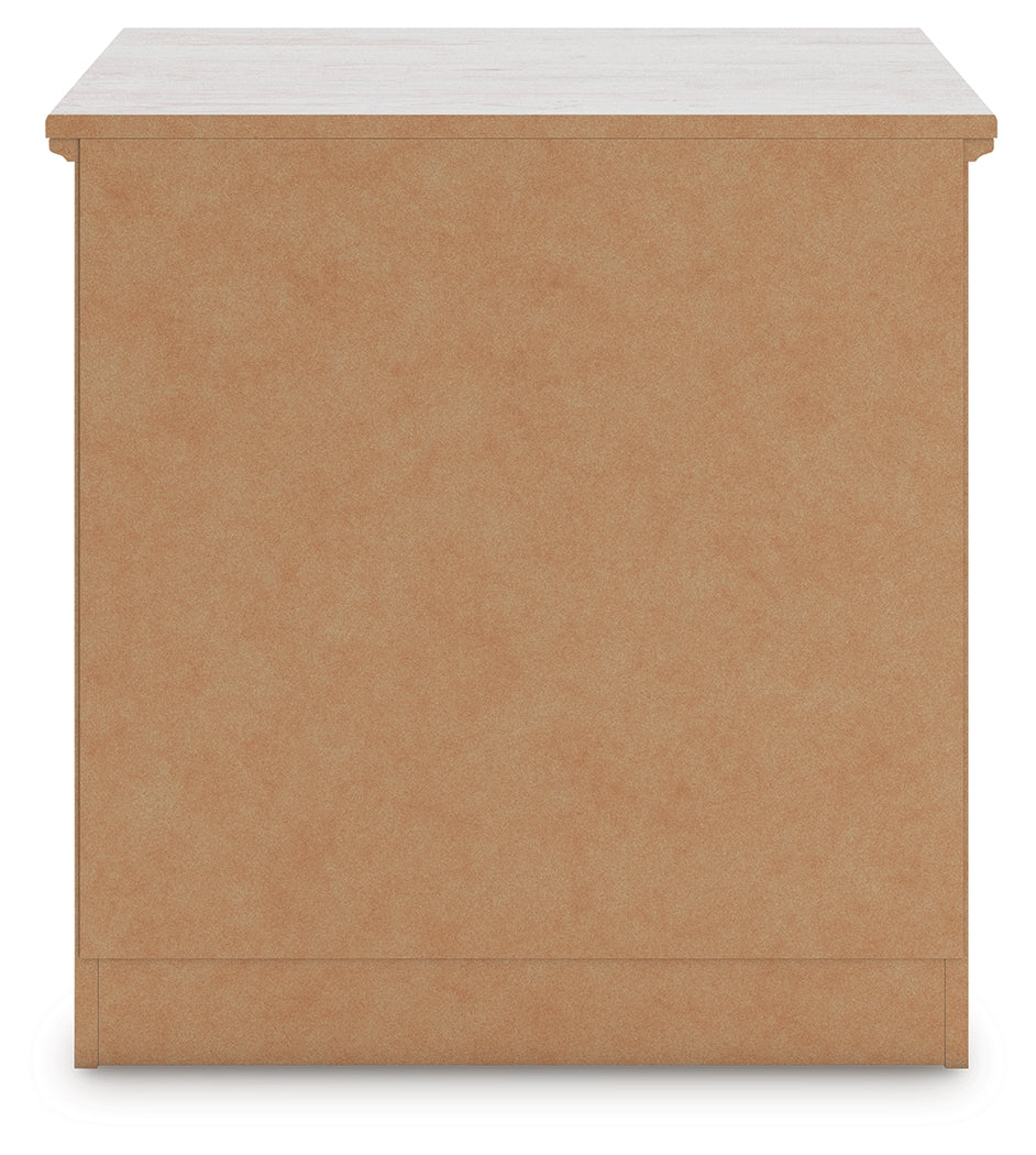 Makidern Whitewash Nightstand - PCB1171-92