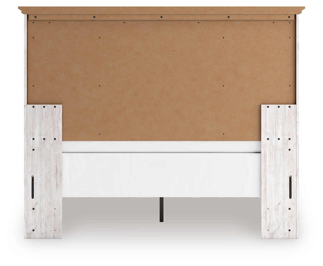Makidern Whitewash Queen Panel Bed - PCB1171B2