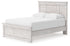 Makidern Whitewash Queen Panel Storage Bed - PCB1171B16
