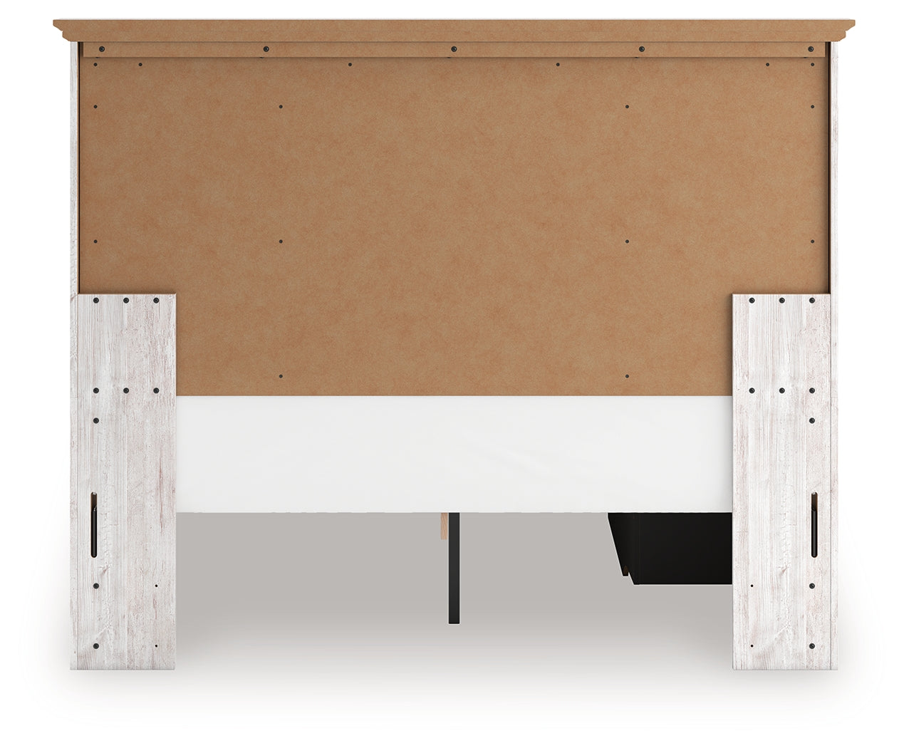 Makidern Whitewash Queen Panel Storage Bed - PCB1171B16