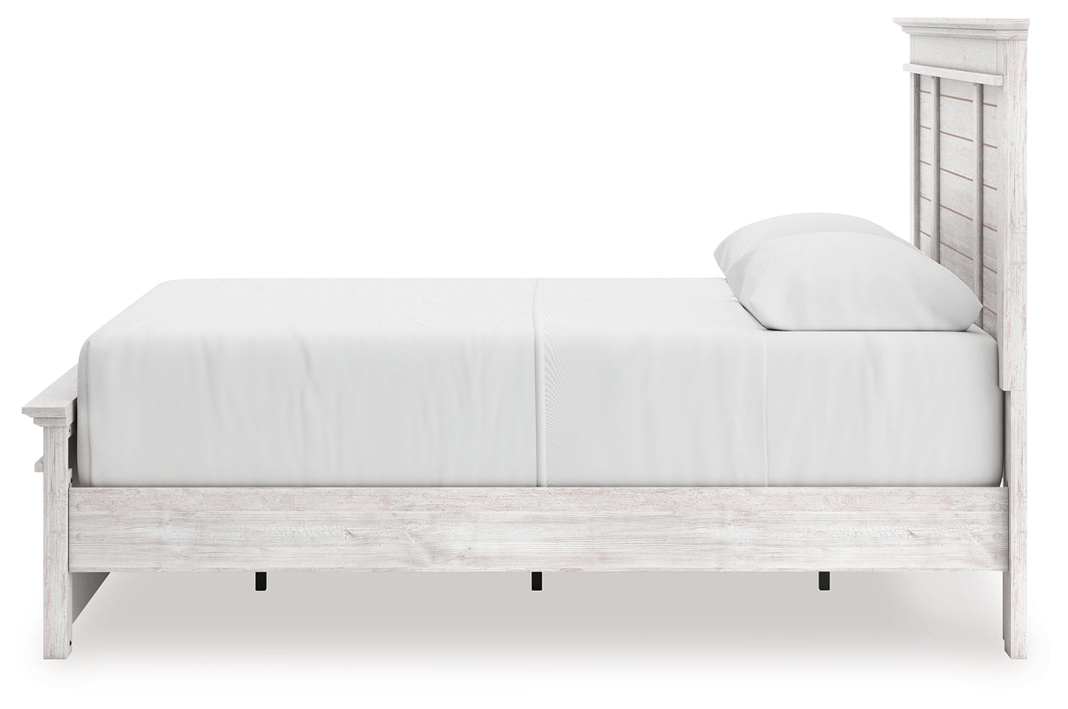 Makidern Whitewash Queen Panel Storage Bed - PCB1171B16