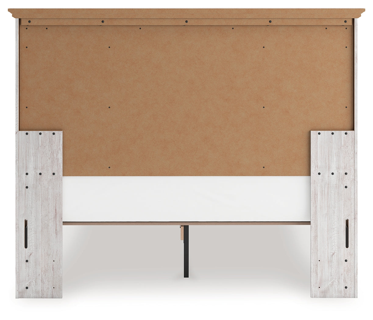 Makidern Whitewash Queen Panel Storage Bed - PCB1171B4