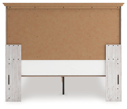 Makidern Whitewash Queen Panel Storage Bed - PCB1171B4