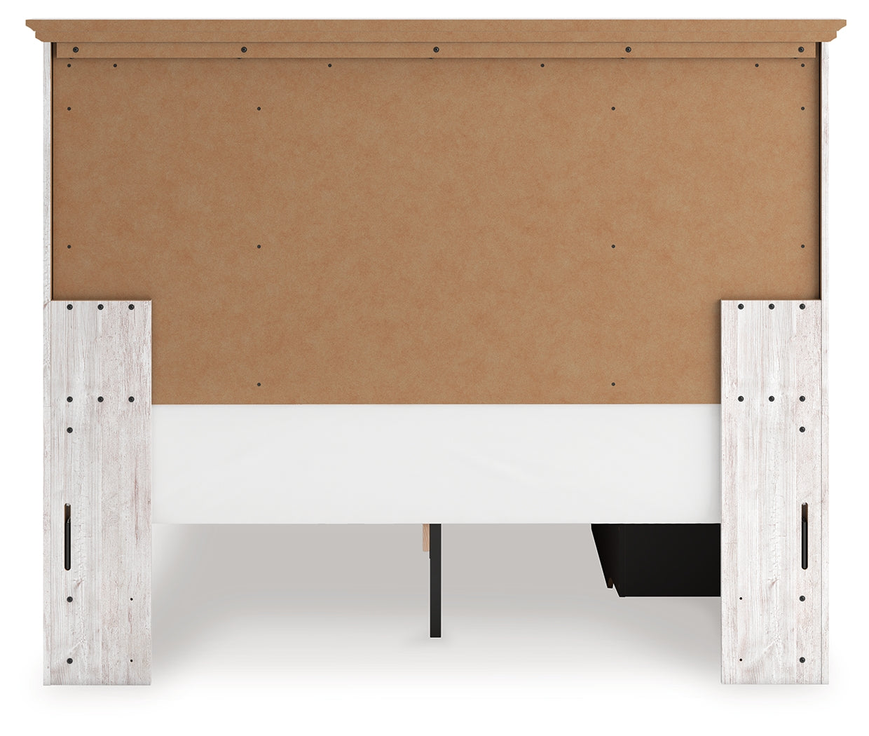 Makidern Whitewash Queen Panel Storage Bed - PCB1171B9