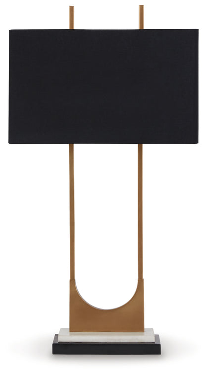 Malana Brass Finish Table Lamp (Set of 2) - L208254X2