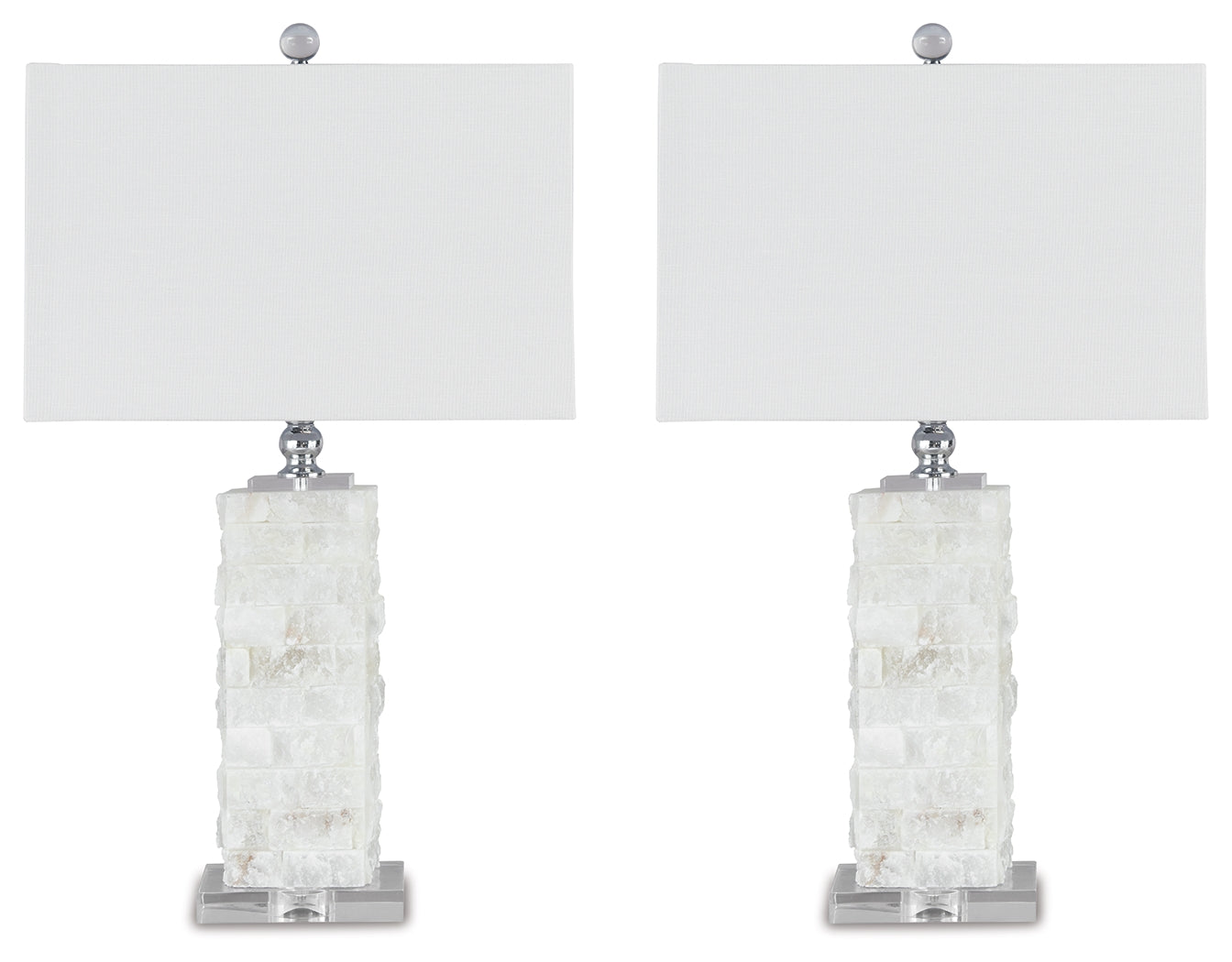 Malise White Table Lamp (Set of 2) - L429014X2