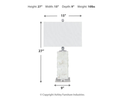 Malise White Table Lamp (Set of 2) - L429014X2