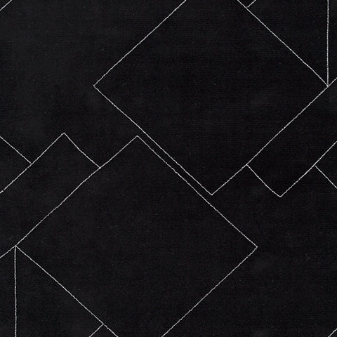 Marav Black/White Large Rug - R407531