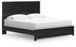Maribel Black King Panel Bed - B138B57