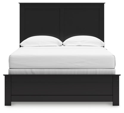 Maribel Full Panel Bed, Dresser, Mirror and Nightstand - B138B78